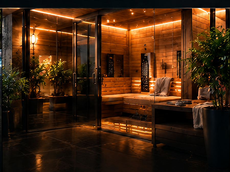 Far-Infrared Sauna Cabin — Premium Wellness Model